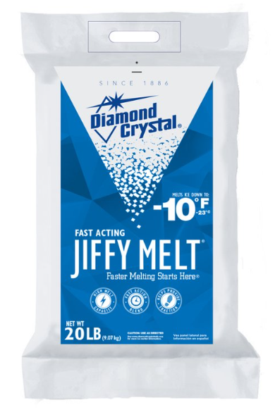 Diamond Crystal - -10°F Jiffy Melt Salt Bag - 1/20lbs