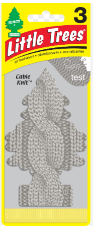 Little Trees - Car Fresheners Cable Knit Singles - 1/24pk