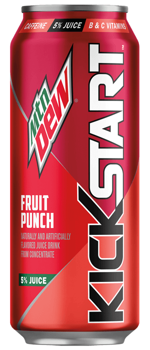 Mountain Dew - Kickstart Fruit Punch - 12/16oz