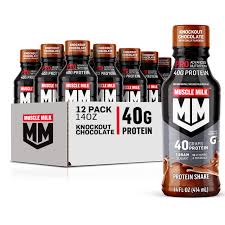 Muscle Milk - P40 Knockout Chocolate - 12/14oz