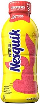 Nesquik - Strawberry Banana - 12/14oz Nesquik - Strawberry Banana - 12/14oz