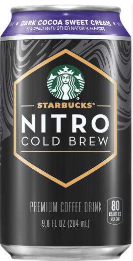 Starbucks - Nitro Cold Brew Dark Cocoa Sweet Cream - 12/9.6oz