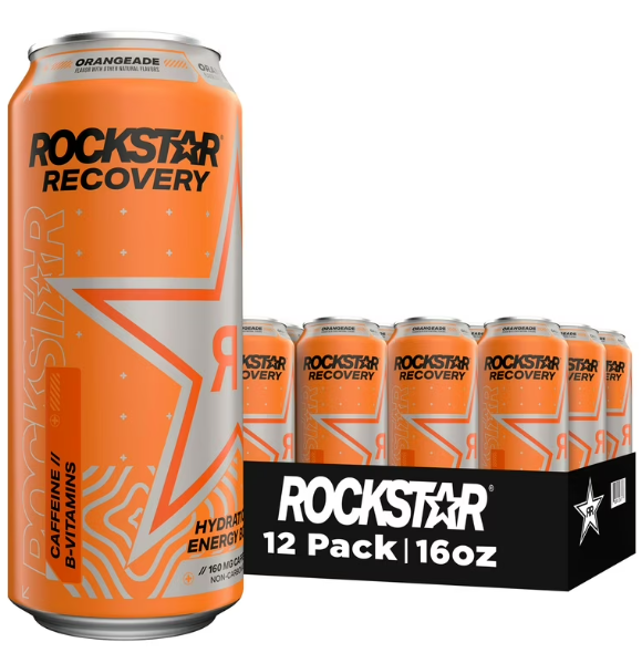 Rockstar - Recovery Orangeade - 12/16oz