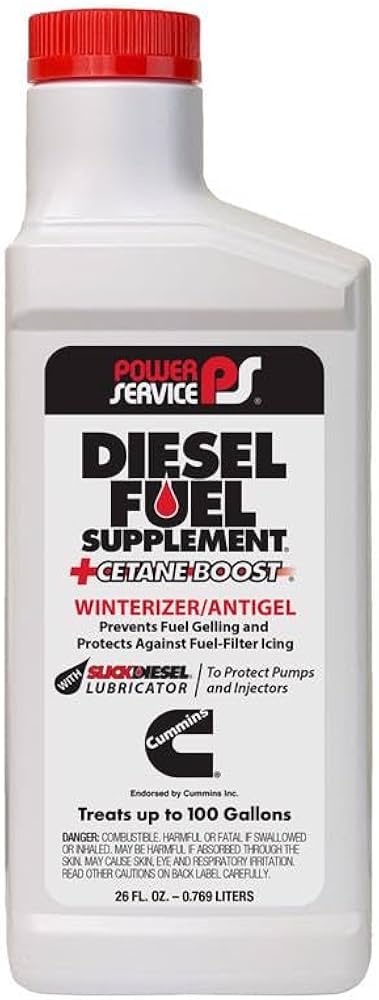 Power Service - Diesel Fuel Supplement + Cetane Boost - 12/26oz