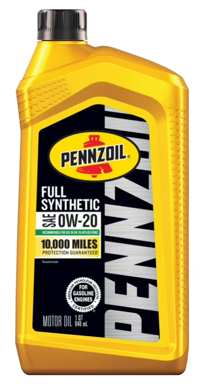 Pennzoil - Full Synthetic 0W20 - 6/1qt