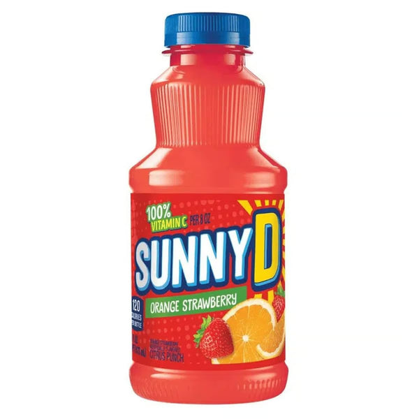 【sunny】 Sunny D - Orange Strawberry - 12/16oz