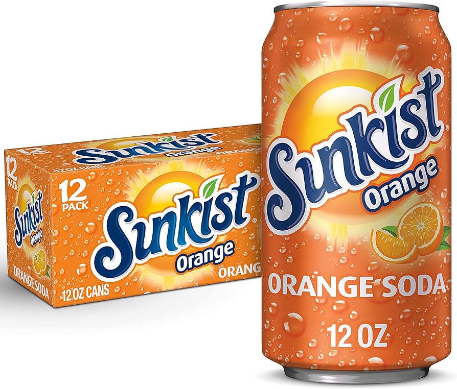 Sunkist - Orange - 2/12pk/12oz