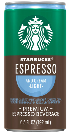 Starbucks - Double Shot Espresso & Cream Light - 24/6.5oz