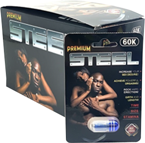 Steel - Premium 60K Enhancement Pills - 24ct