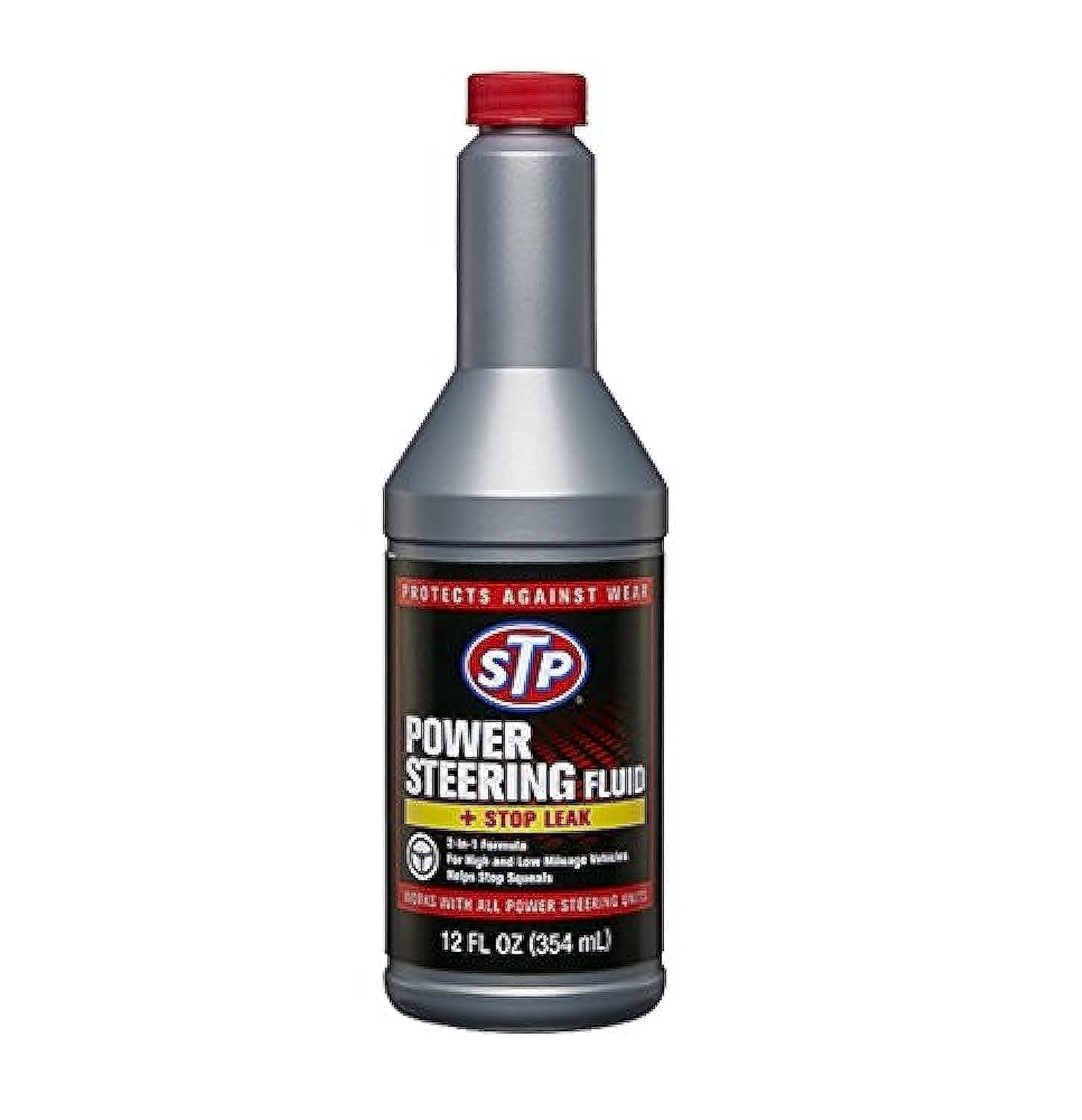 STP - Power Steering Fluid With Stop Leak - 6/12oz