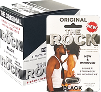 The Rock - Original Black Enhancement Pills - 22/1ct