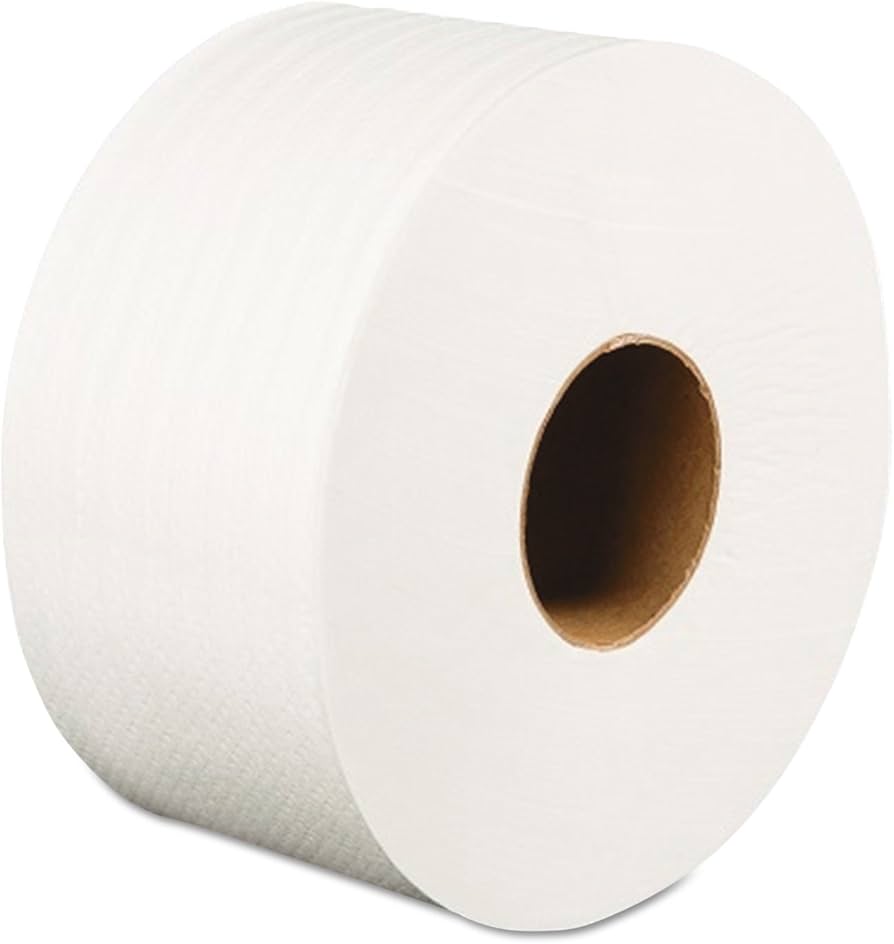 BoardWalk - White Toilet Tissue 2-Ply Jumbo 9" - 1/12ct