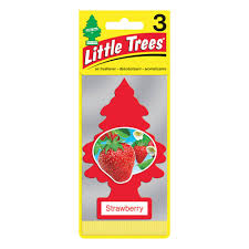 Little Trees - Car Fresheners Strawberry  - 8/3pk