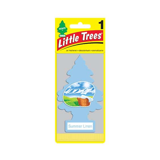 Little Trees - Car Fresheners Summer Linen Singles - 1/24pk