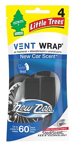 Little Trees - Vent Wrap New Car - 1/4pk