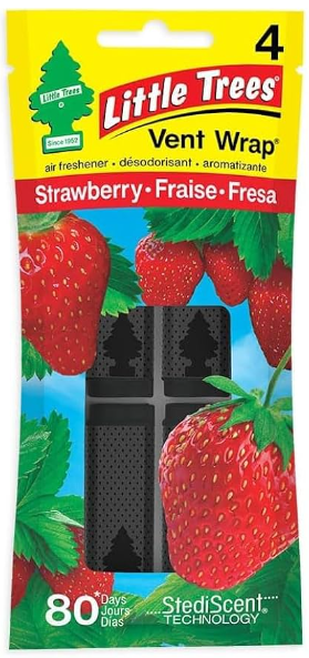 Little Trees - Vent Wrap Strawberry - 1/4pk