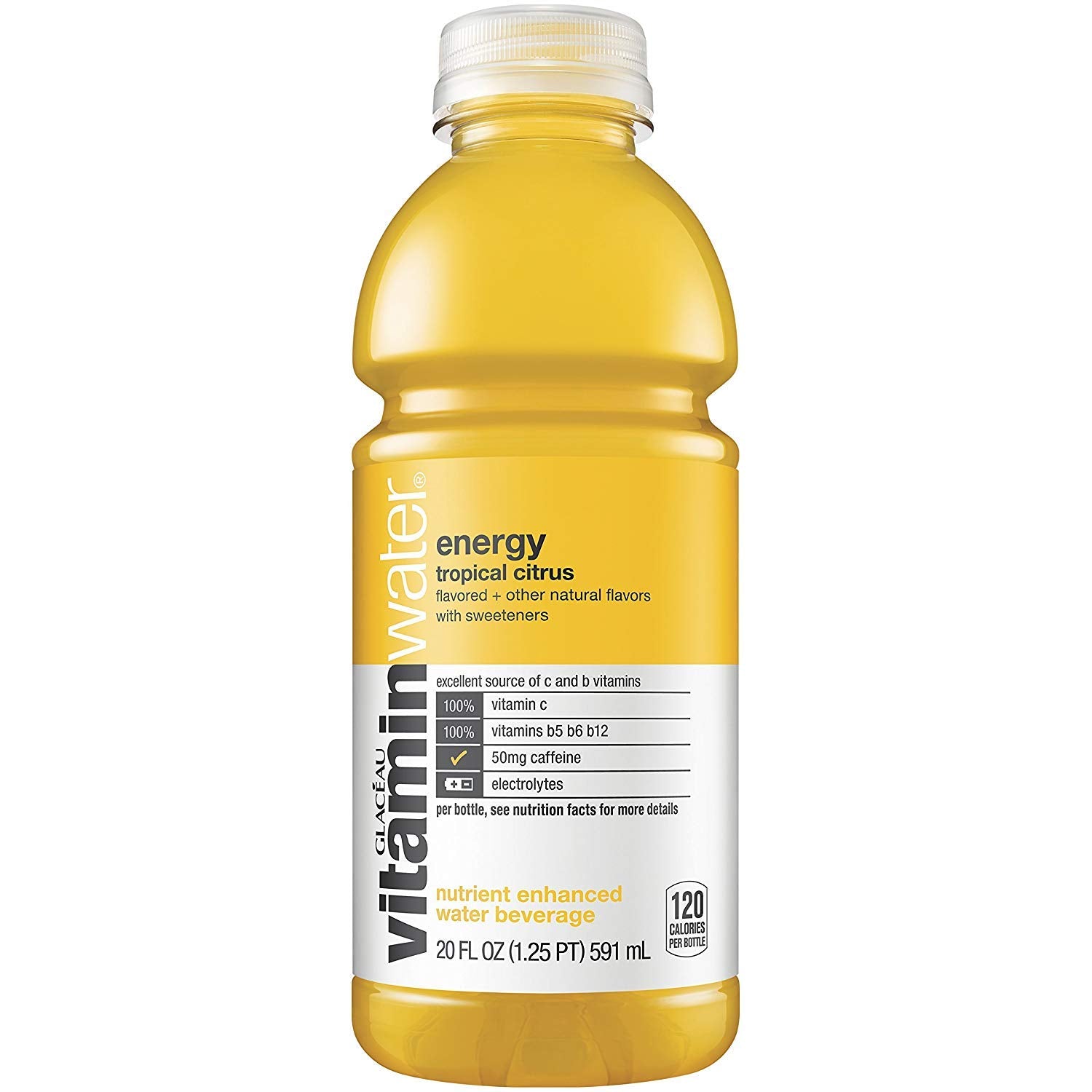 Vitamin Water - Energy Tropical Citrus - 12/20oz